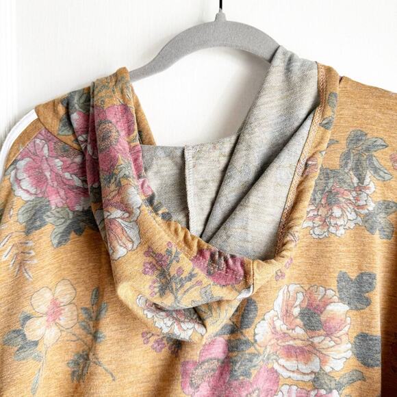 Gemstone LOVELY Spellout Cropped Athleisurewear Long Sleeve Hooded Sweatshirt 3X - Picture 10 of 10